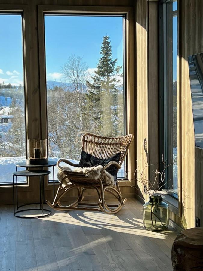 Brand New Cabin On The Sunny Side Of Gaustatoppen With A Great View Tuddal Экстерьер фото