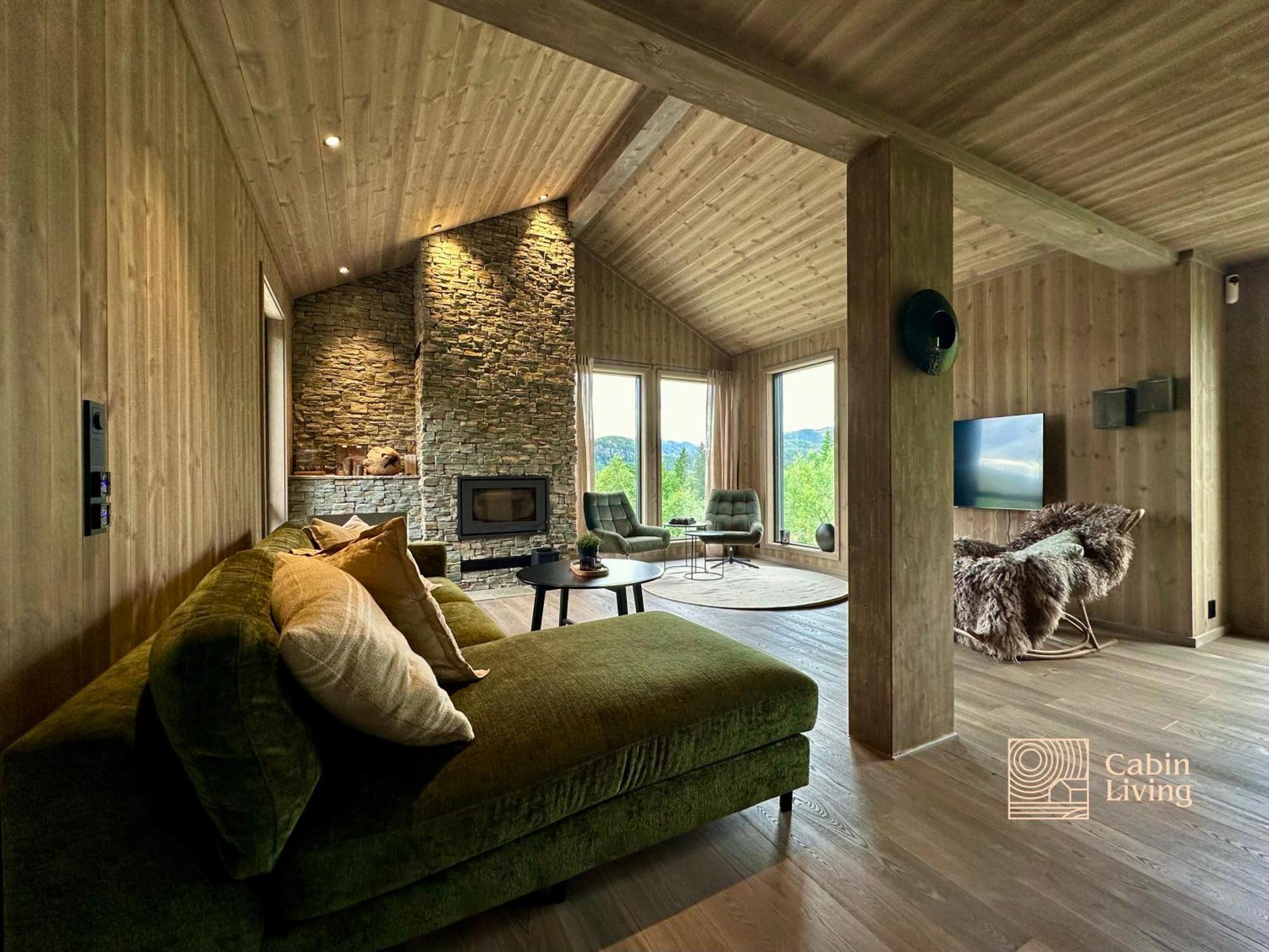 Brand New Cabin On The Sunny Side Of Gaustatoppen With A Great View Tuddal Экстерьер фото